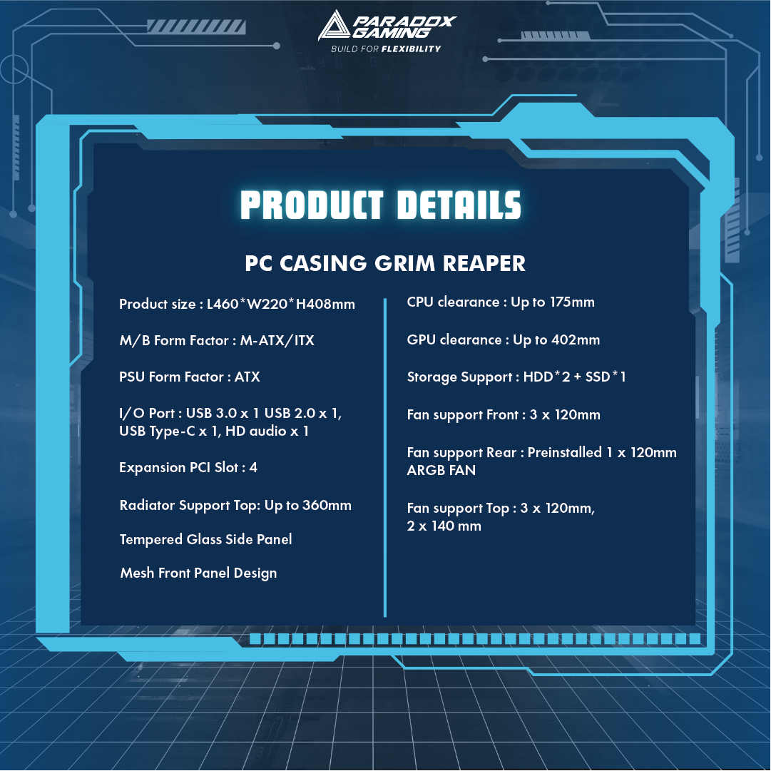 Third Reaper Computer Component GRIM REAPER – ParadoxGaming